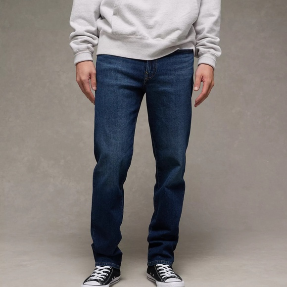 AE Men's AirFlex+ Original Straight Jean 38 x 32 NWT Dark Indigo - Picture 1 of 5